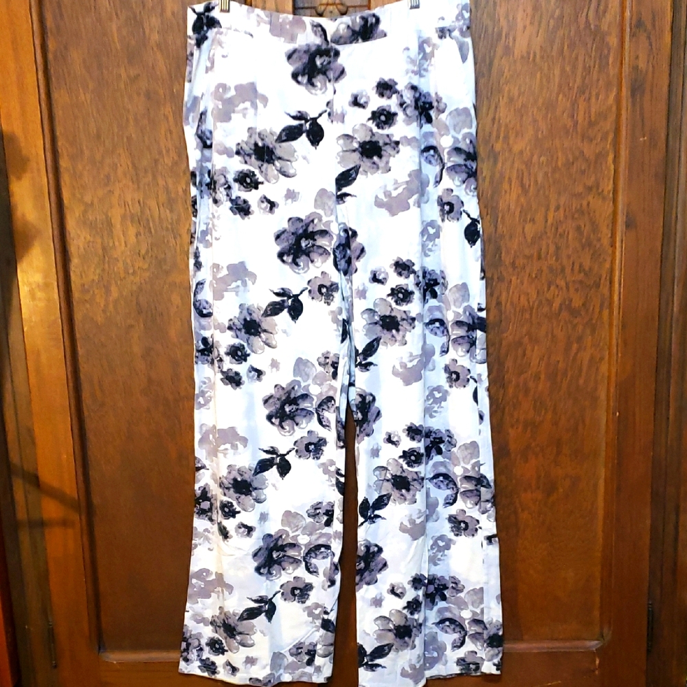 Wide Leg Floral Women'slacks